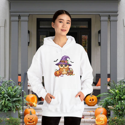 Witchy Owl Heavy Blend™ Hooded Sweatshirt
