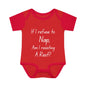 If I Refuse To Nap Am I Resisting A Rest? Infant Baby Rib Bodysuit