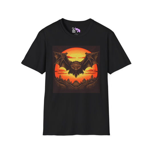 Creepy Bats Over Moon 4 T-shirt