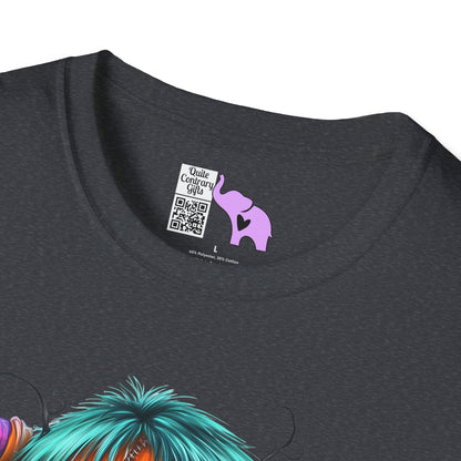 Patchwork Pumpkin Heart Adult T-shirt