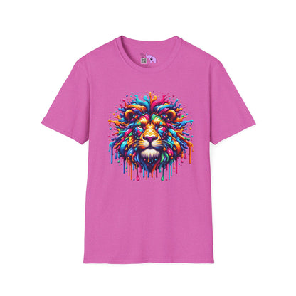 Colorful Lion Adult T-shirt
