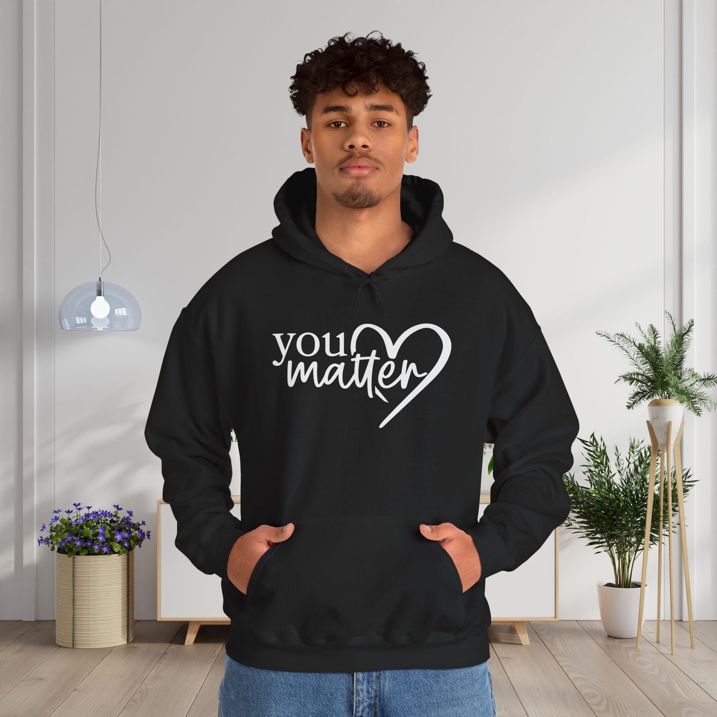 To The Person Behind Me-You Matter Heavy Blend™ Hooded Sweatshirt