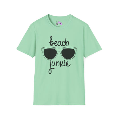 Beach Junkie Adult T-shirt