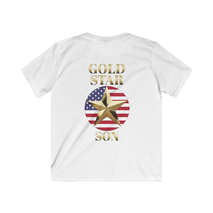 Gold Star Son Forever Proud Youth Softstyle Tee