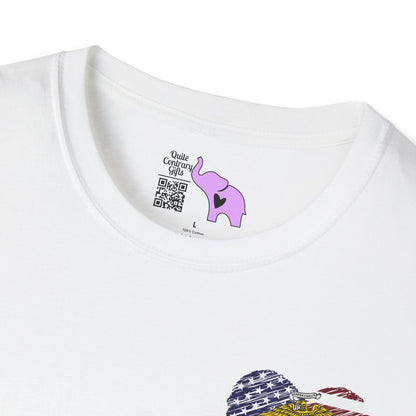 Proud Dad of US  Marine Daughter Adult T-shirt