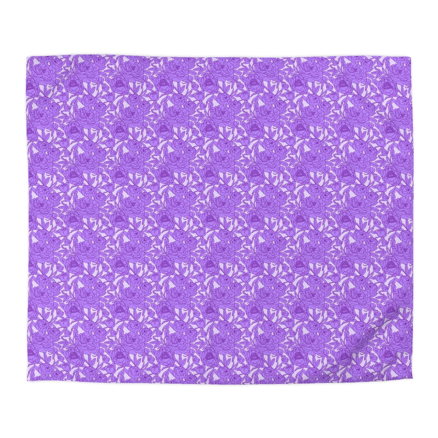 Lavender Peony Symphony Duvet Bedding Set