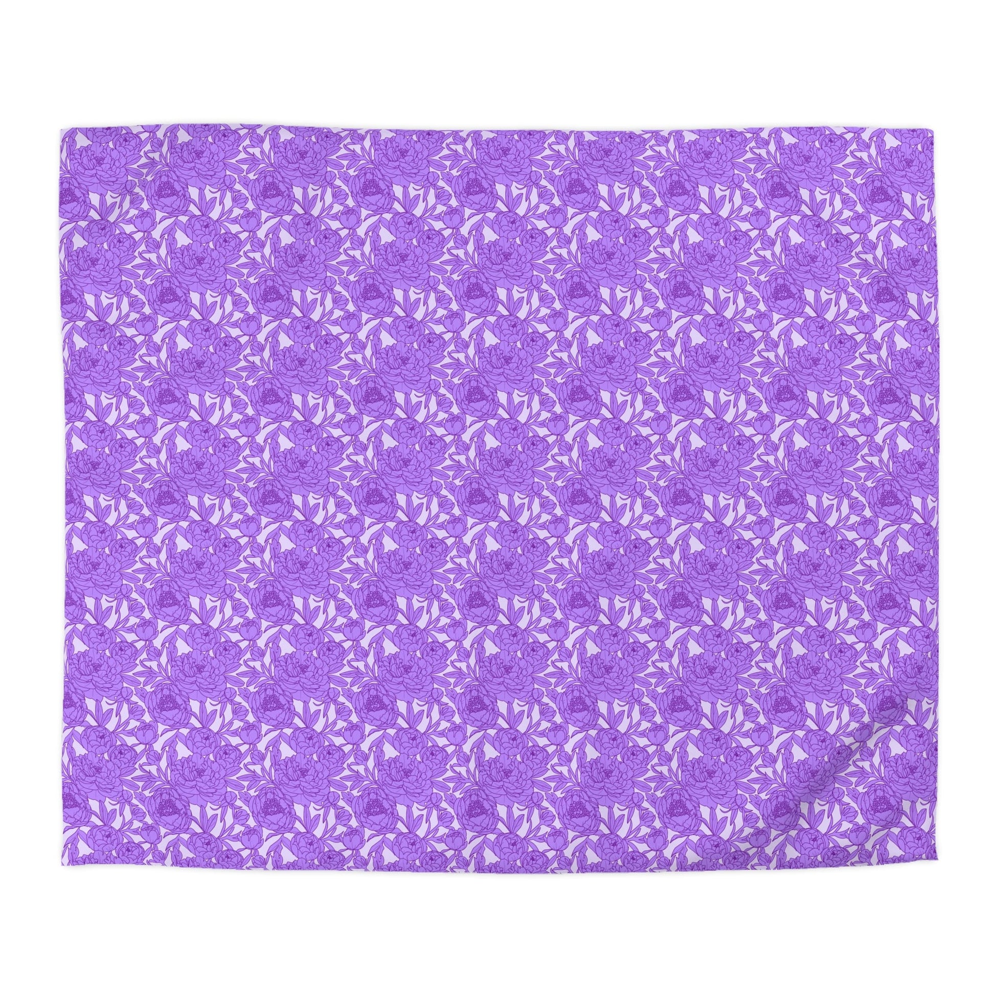 Lavender Peony Symphony Duvet Bedding Set