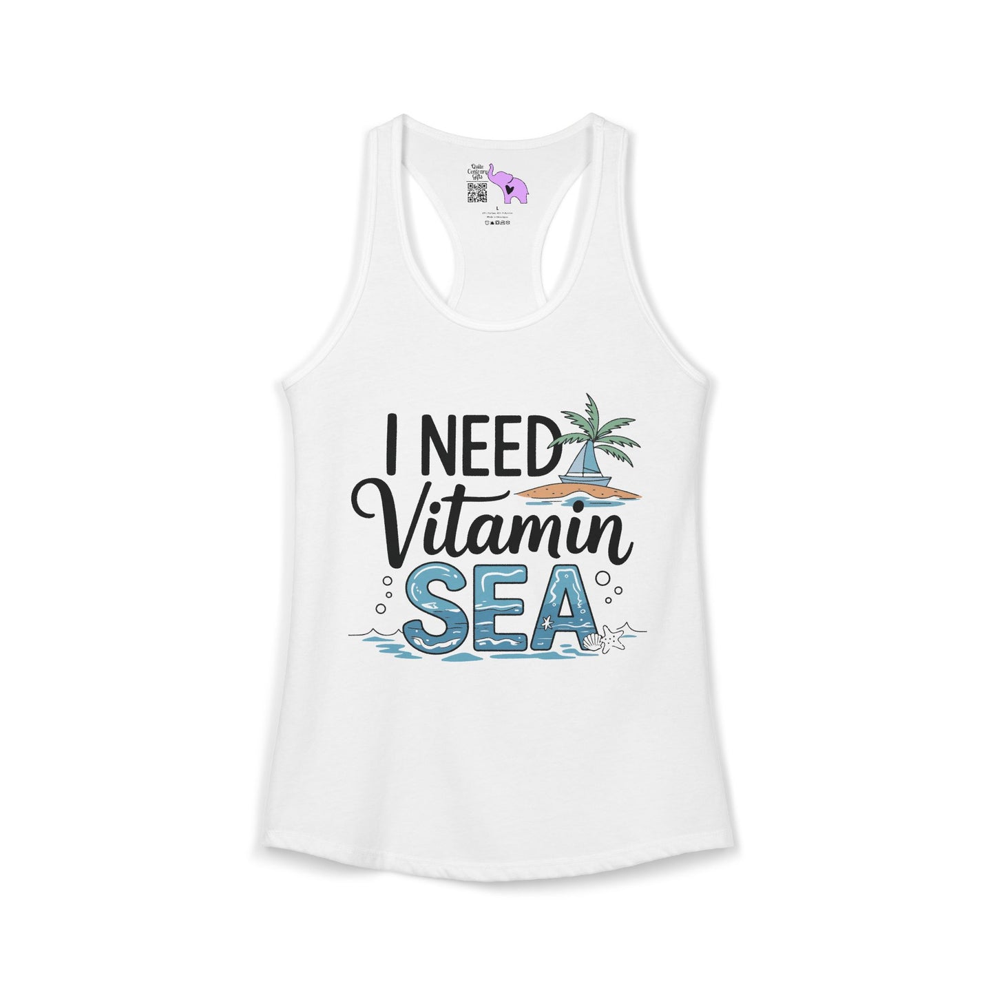 I Need Vitamin Sea (2) Women's Ideal Racerback Tank