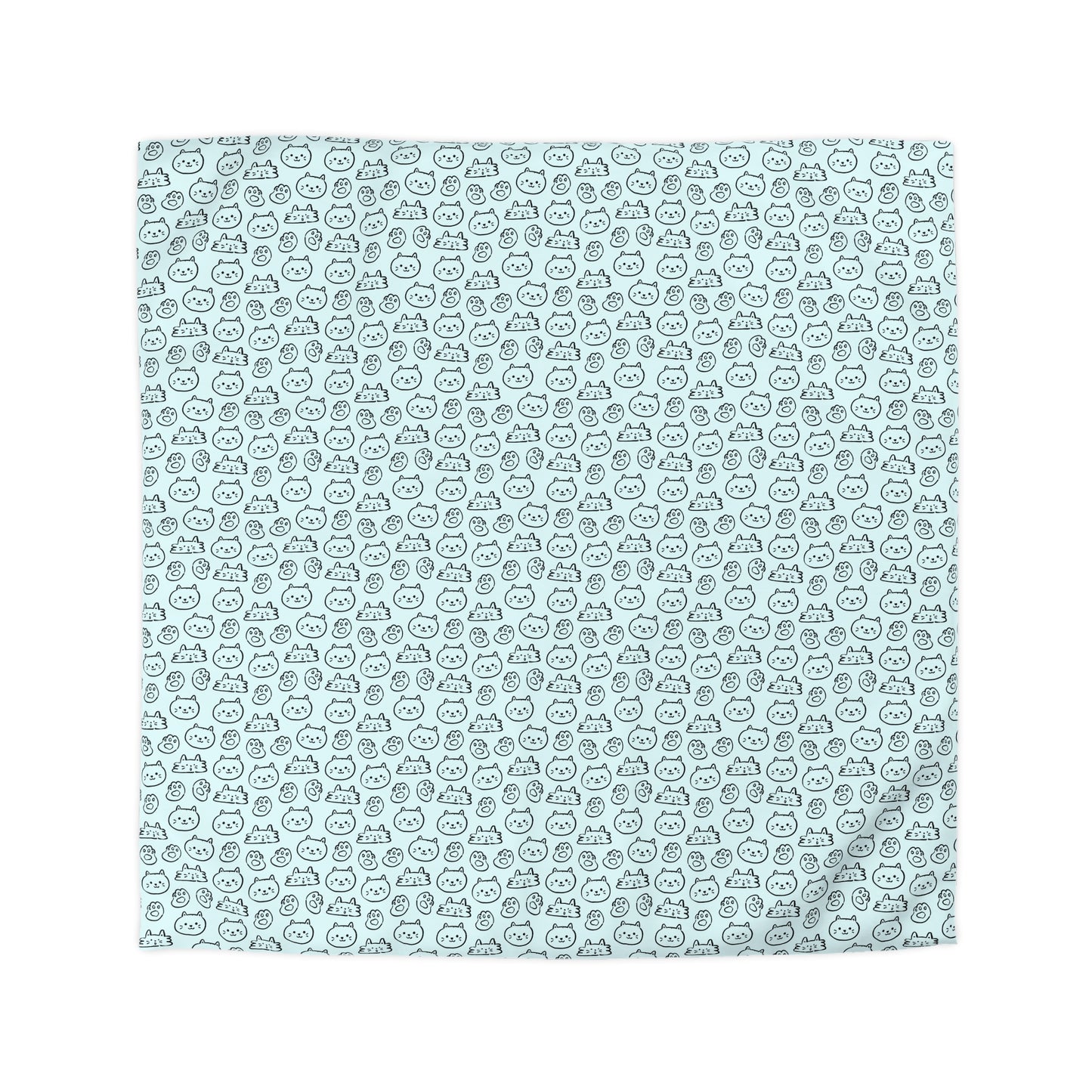 Cat Lovers Microfiber Duvet Cover