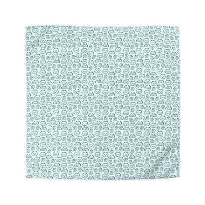 Cat Lovers Microfiber Duvet Cover