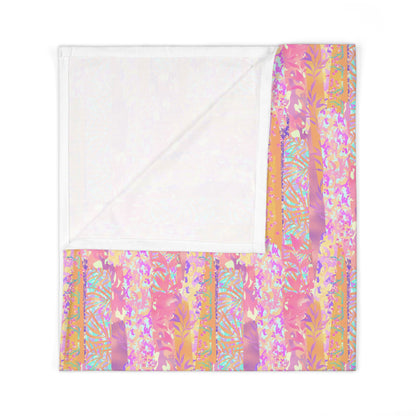 Wild Tropic Collage Baby Swaddle Blanket