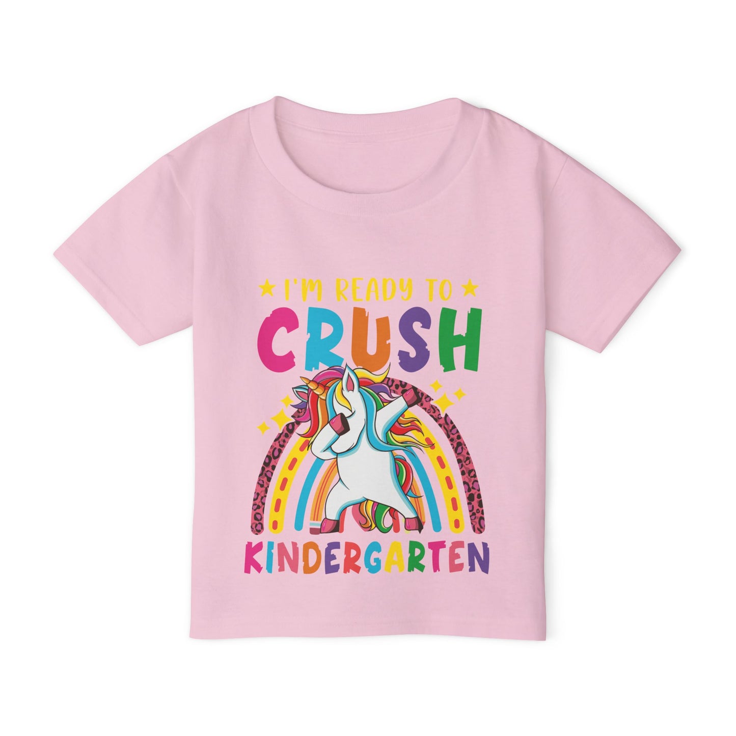 I'm Ready to CRUSH Kindergarten Unicorn Heavy Cotton™ Toddler T-shirt