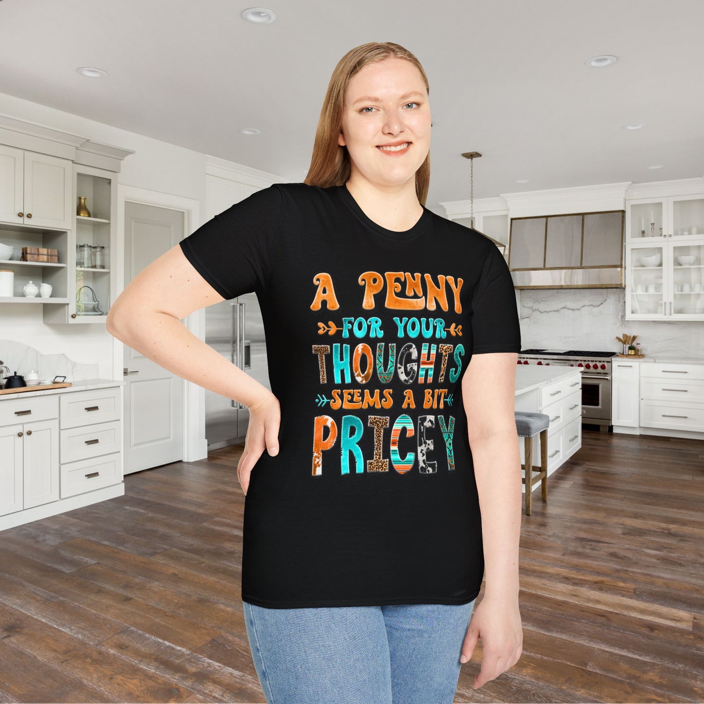 A Penny For Your Thoughts Adult T-shirt