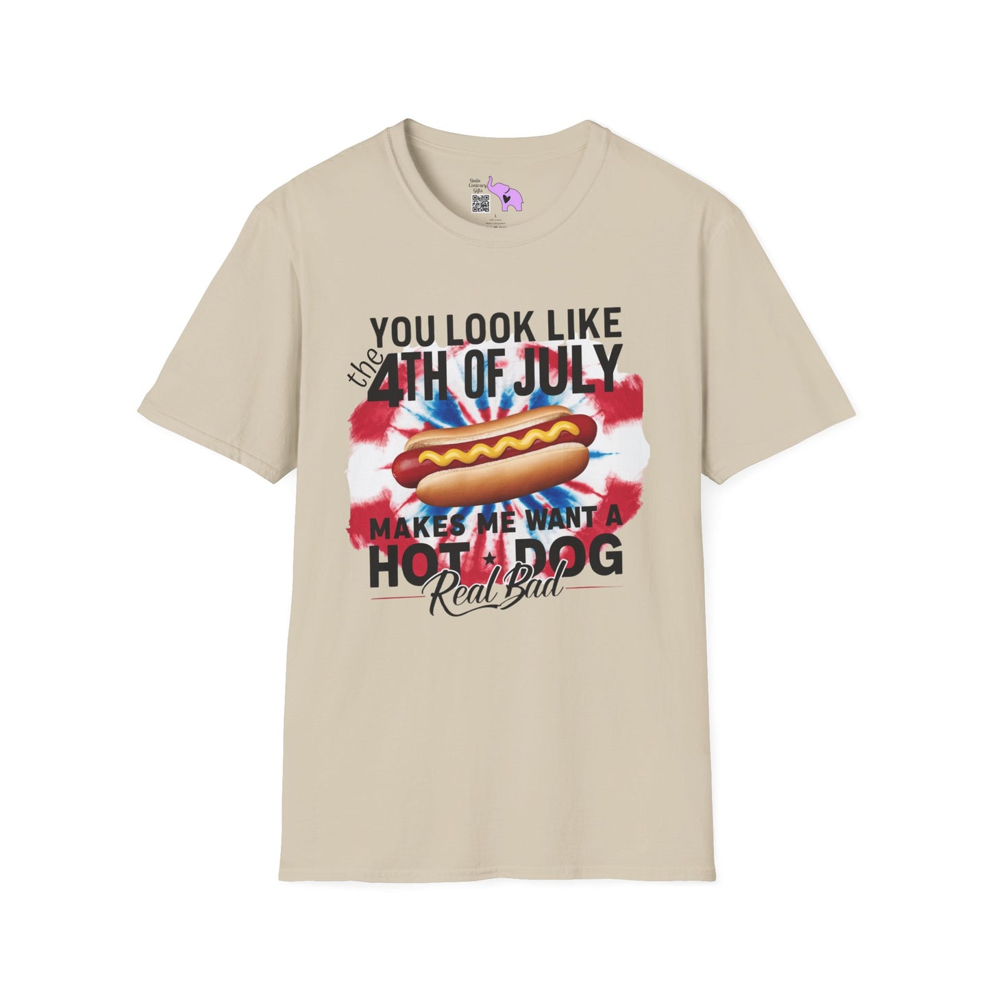 You Look Like The 4th of July Makes Me Want A Hot Dog Real Bad Adult T-shirt