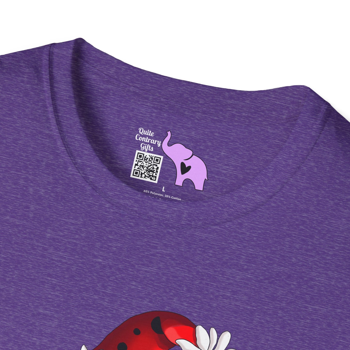 Let It Be Valentine Gnome Adult T-shirt