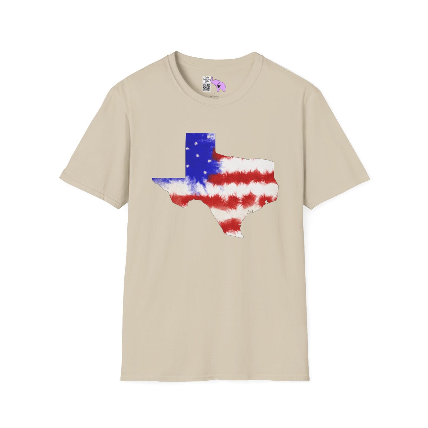 Texas American Tie Dye Flag Adult T-shirt