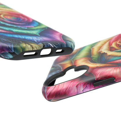 Colorful Rose MagSafe® Compatible Tough Case for iPhone