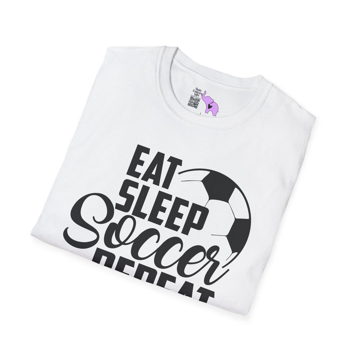 Eat Sleep Soccer Repeat Adult T-shirt