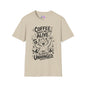 ""Coffee Makes Me Feel Alive and Slightly Unhinged (Cat) Adult T-shirt