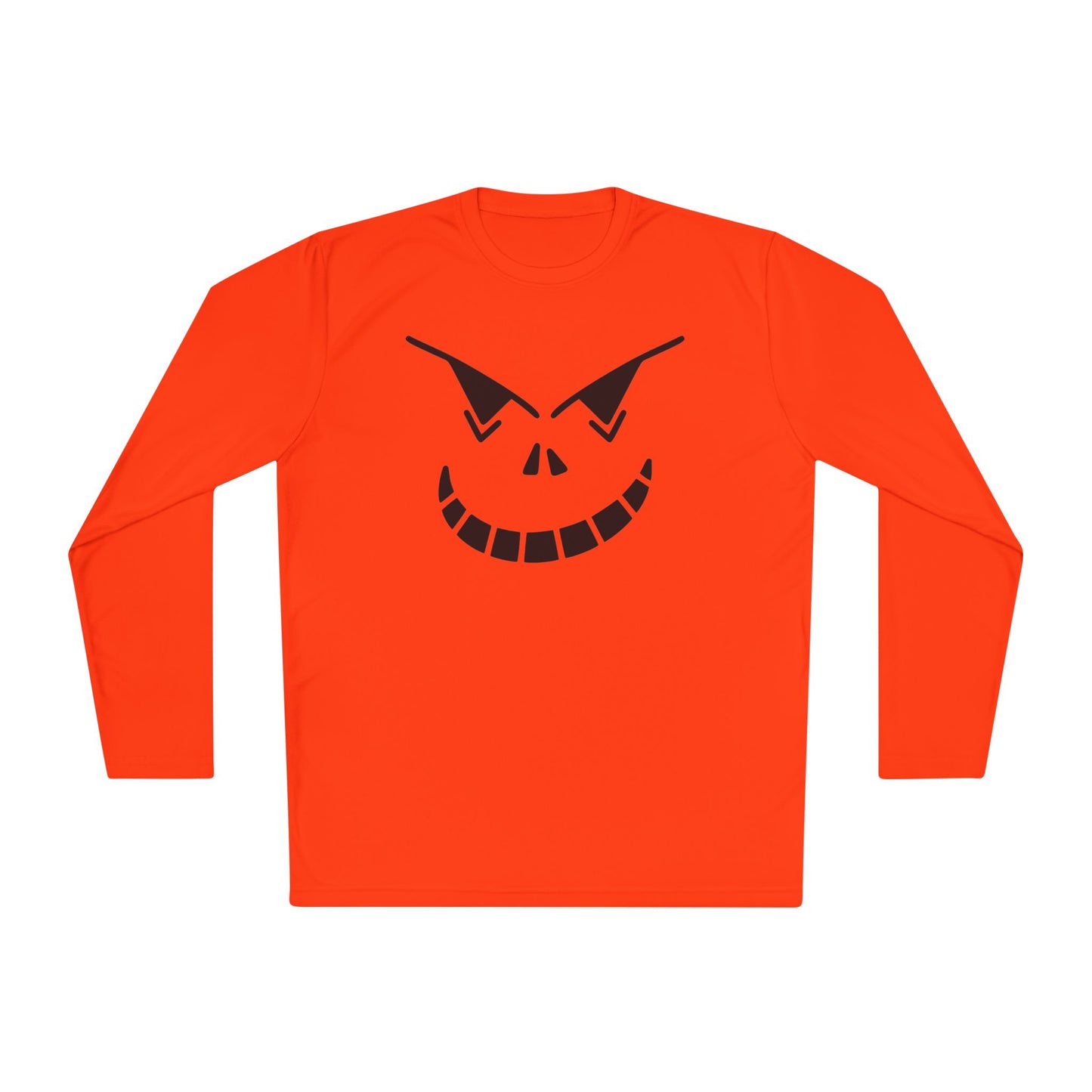 Spooky Jack-O-Lantern Adult Long Sleeve Tee