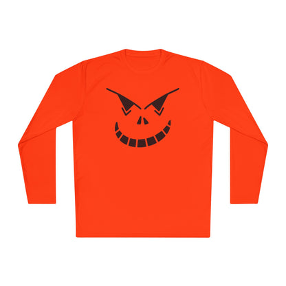 Spooky Jack-O-Lantern Adult Long Sleeve Tee