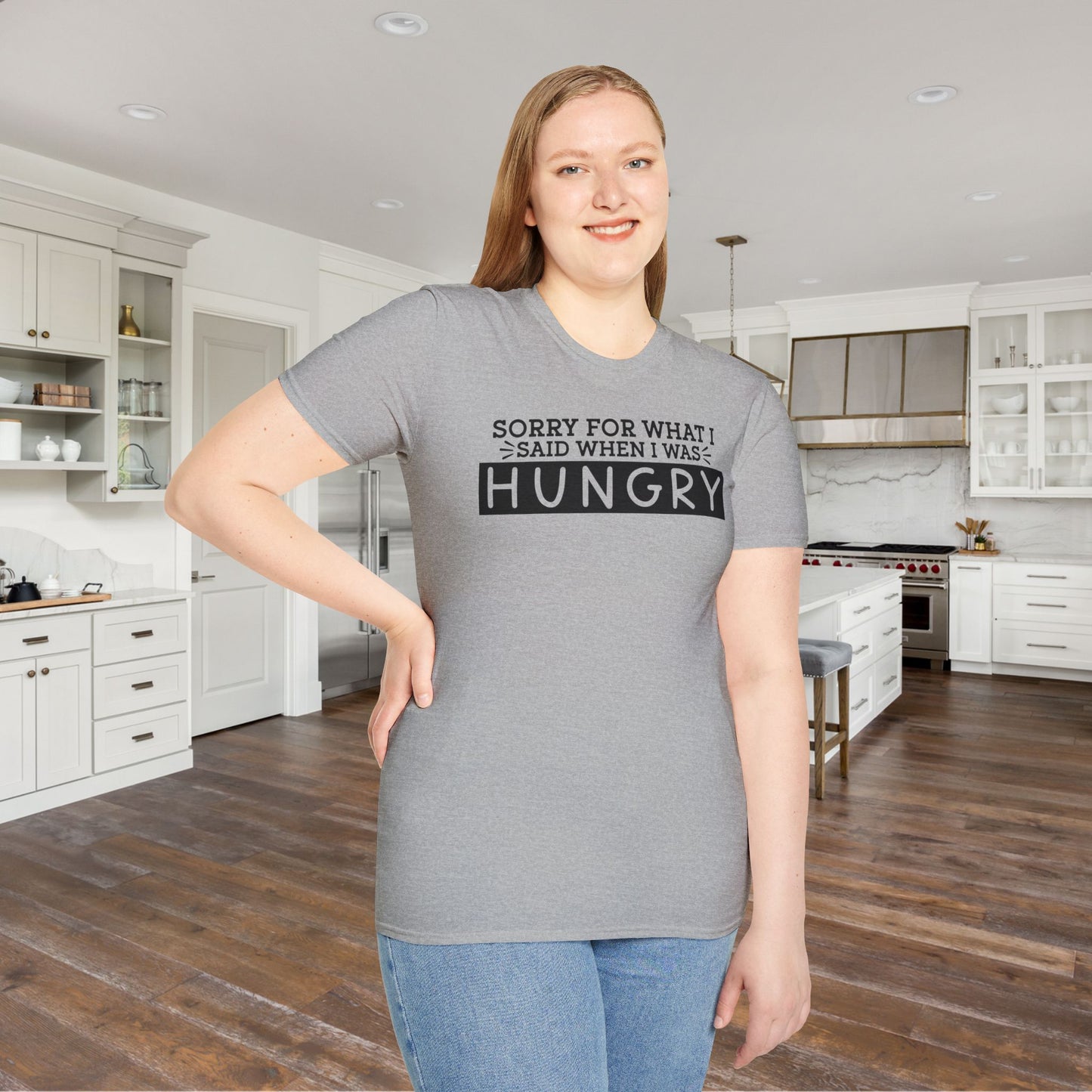 Sorry For What I Said When I Was Hungry Adult T-shirt