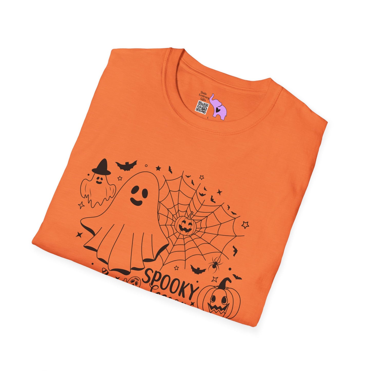 Spooky Season (Ghost & Spider Web Adult T-shirt