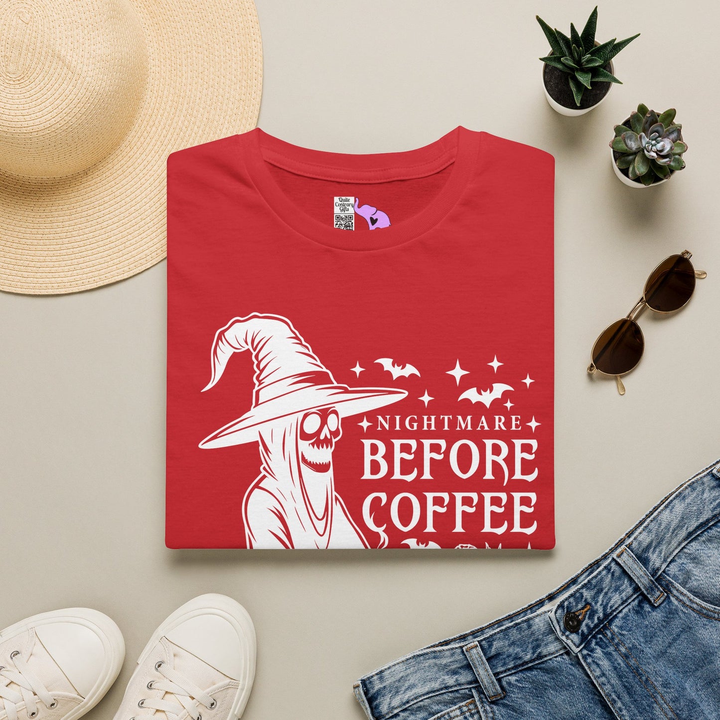 Nightmare Before Coffee Adult T-shirt