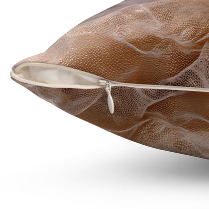 Dawnveil Sheer & Lace Throw Pillow