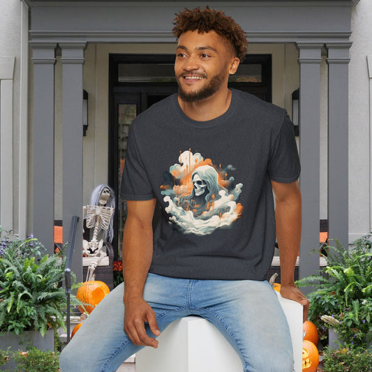 Creepy Ghost 11 Adult T-shirt