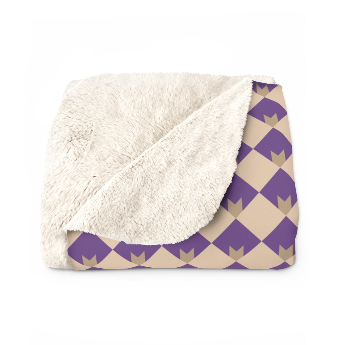 Diamond Bloom-Amethyst & Cream Basic Bedding Set