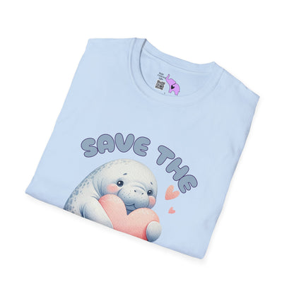 Save The Floaty Potatoes (Manatee) Adult T-shirt