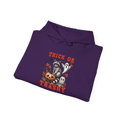 Trick or Trashy Racoon Heavy Blend™ Hooded Sweatshirt