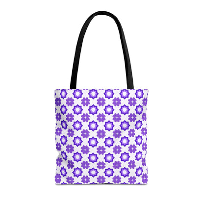 Purple Prism Garden Canvas Tote Bag