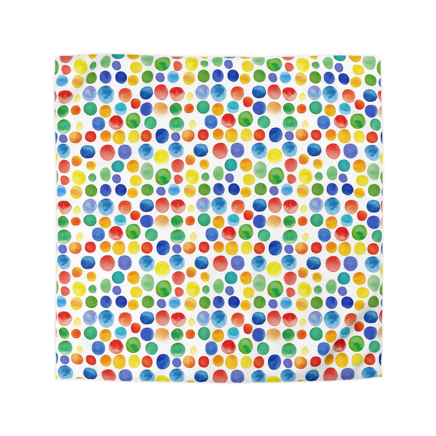 Colorful Polka Dots Microfiber Duvet Cover