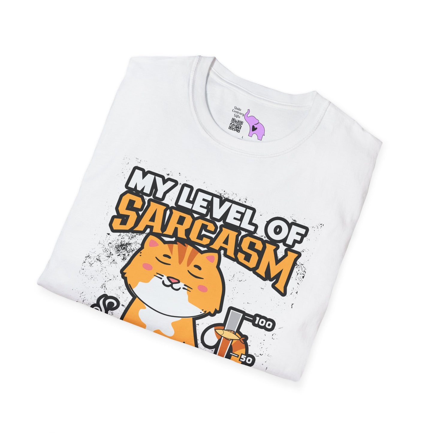My Level of Sarcasm Adult T-shirt