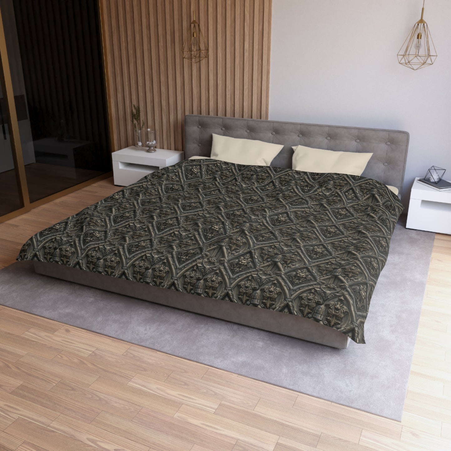 The Watchers Microfiber Duvet Cover