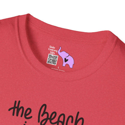 The Beach Is My Happy Place (2) Adult T-shirt