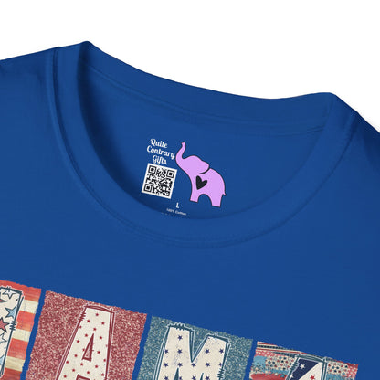 Mama (America Colors) Adult T-shirt