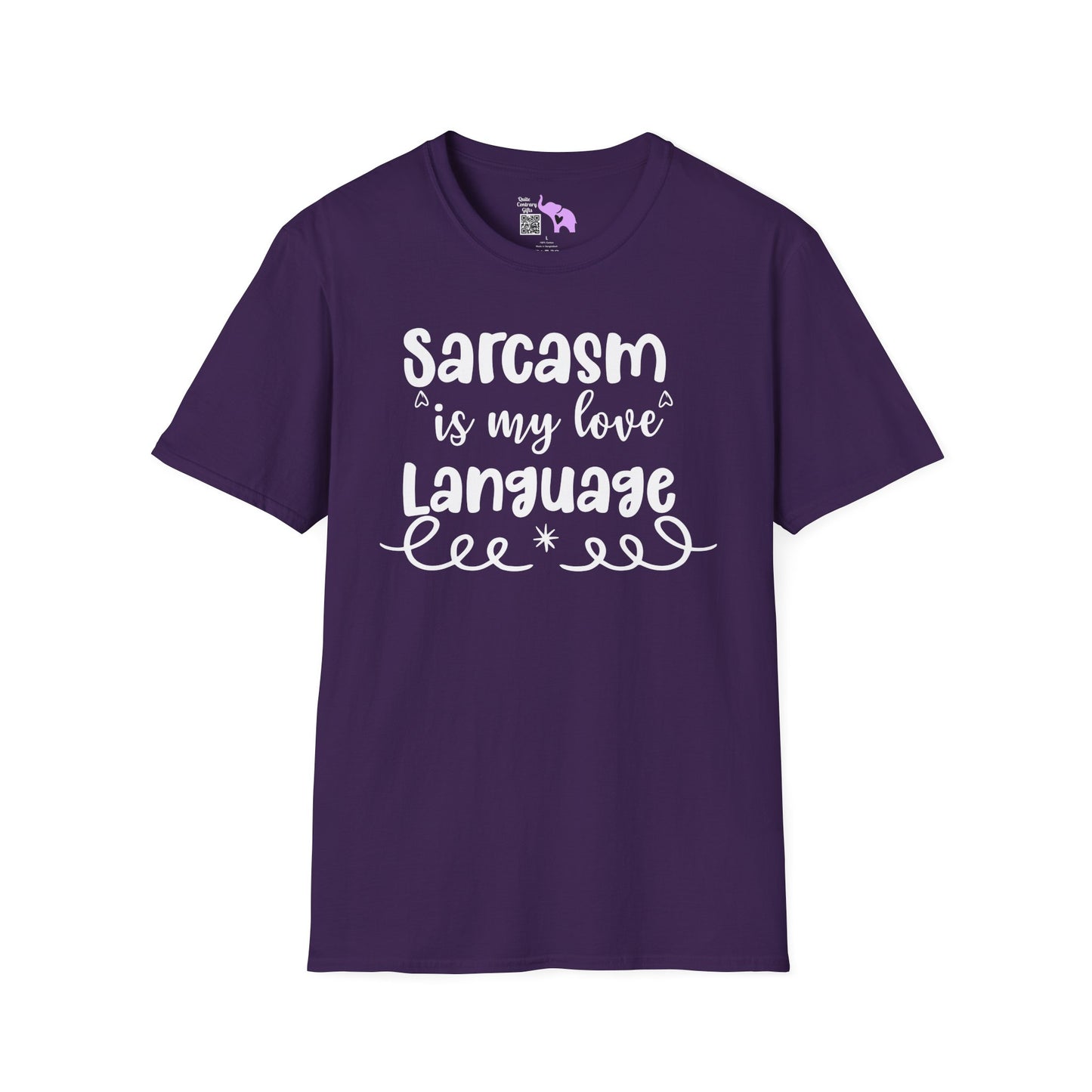 Sarcasm Is My Love Language Adult T-shirt