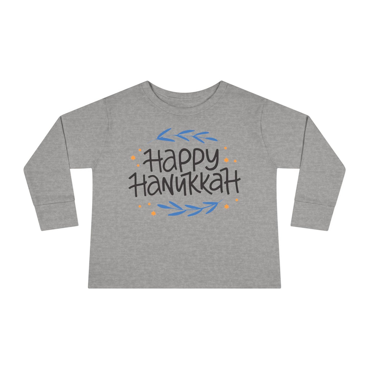 Happy Hanukkah 2 Toddler Long Sleeve Tee