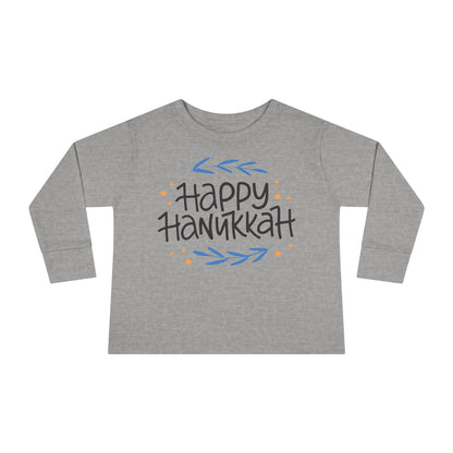 Happy Hanukkah 2 Toddler Long Sleeve Tee