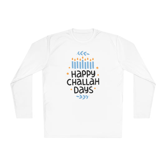 Happy Challah Days Adult Long Sleeve Tee