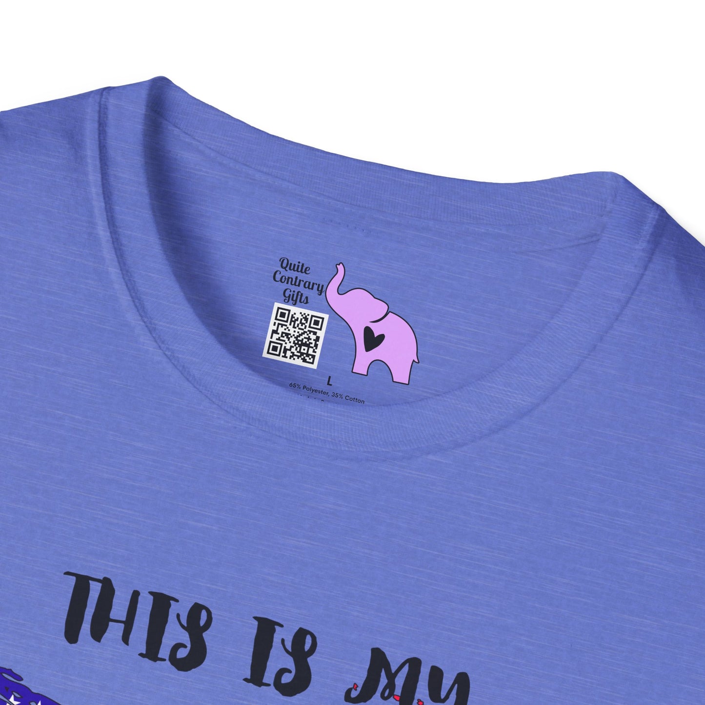 This is My Pride Flag American Flag Adult T-shirt