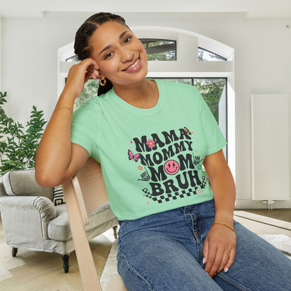 Mama Mommy Mom Bruh Adult T-shirt