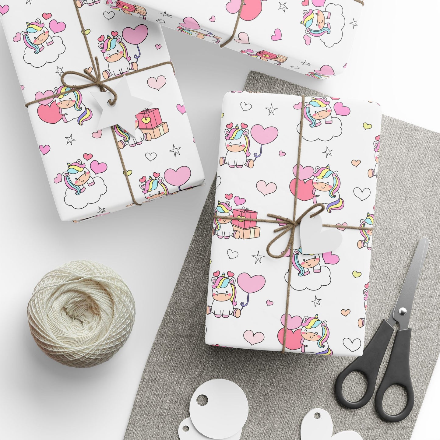 Unicorns of Love Wrapping Paper