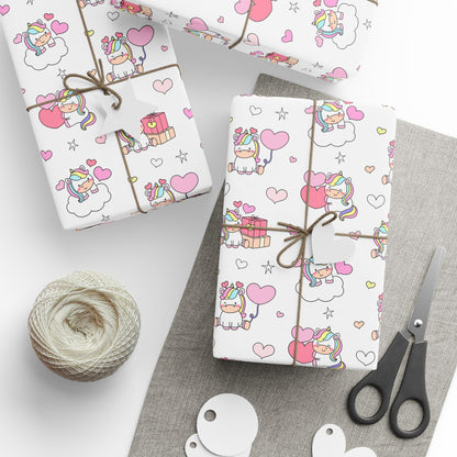 Unicorns of Love Wrapping Paper