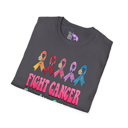 Fight Cancer in All Colors 1 Adult T-shirt