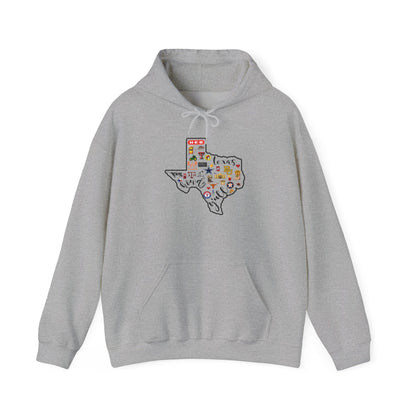 Howdy Y'all Texas Things Heavy Blend™ Hooded Sweatshirt