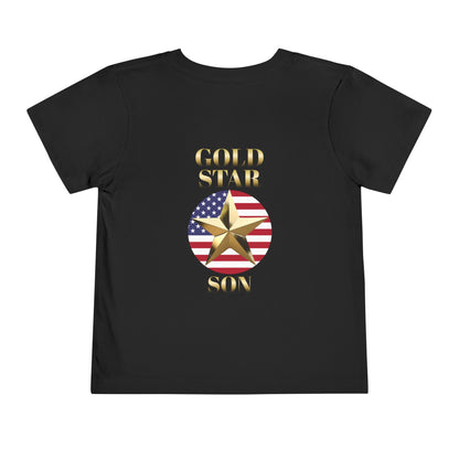 Gold Star Son Forever Proud Toddler Tee